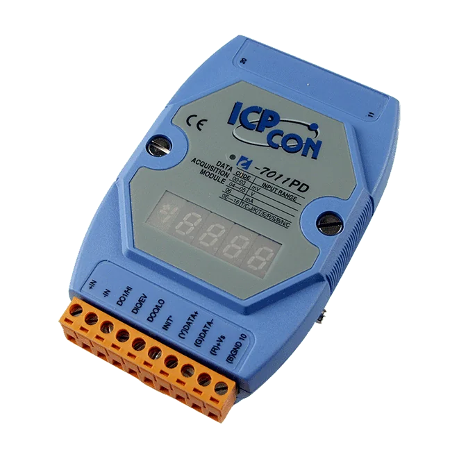 I-7011PD 1-ch Thermocouple Input Module with LED Display, DCON