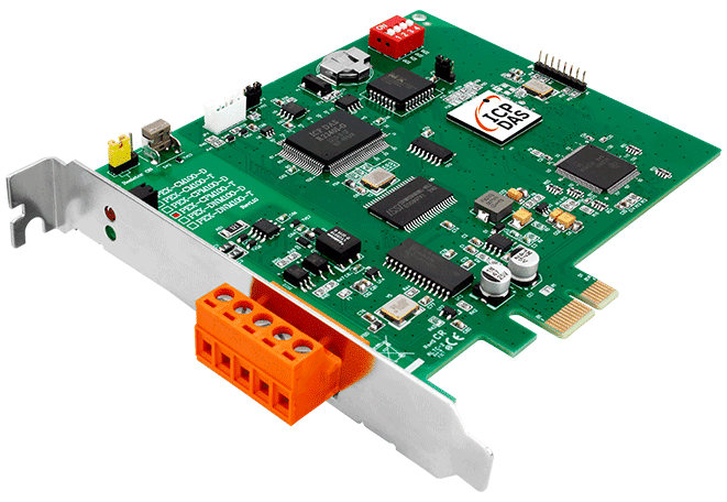 PEX-CPM100-T PCI Express CANopen Master Board, 1 Port, 5-Pin Screw Terminal